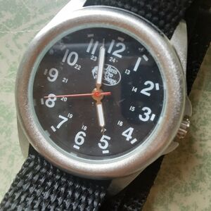 Bass Pro Shops watch, webbing band